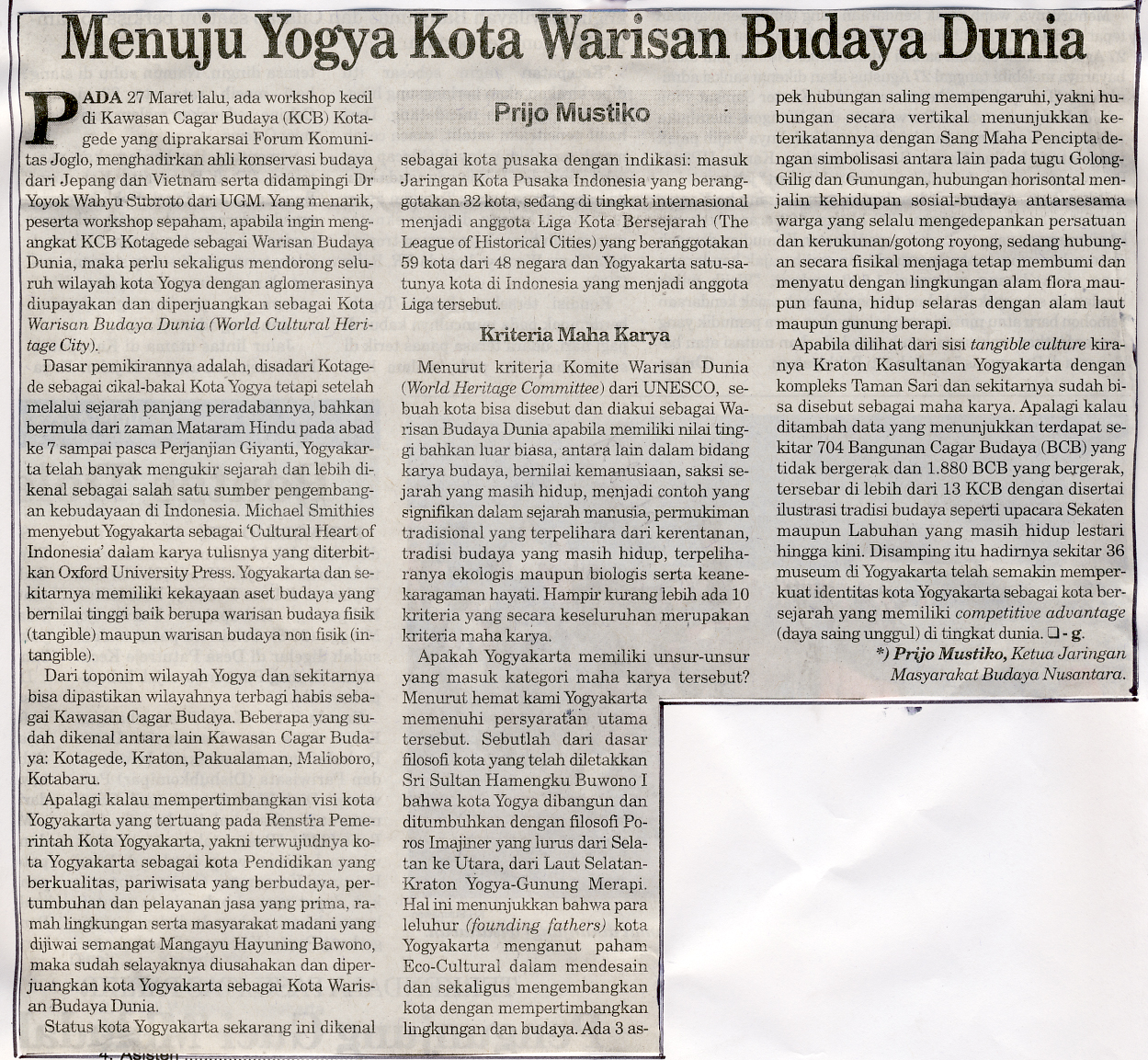 Kliping jogja terbaru